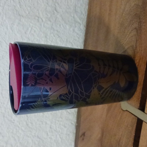 NWT Starbucks Purple and Pink Flower Tumbler - Picture 3 of 6